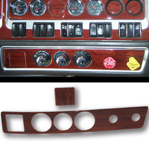 Kenworth T660/W900 plastic wood look air conditioner/brake knob panel