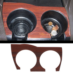 Kenworth W900/T660 2006+ plastic wood look cup holder trim