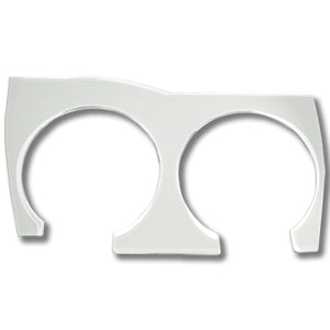 Kenworth 2006+ chrome plastic cup holder trim - glossy sticker