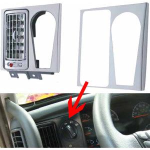 Volvo stainless steel air conditioner/heater vent panel surround