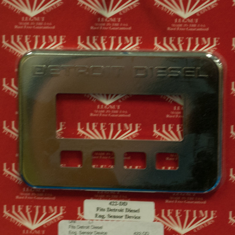 Detroit Diesel chrome plastic electronic display cover