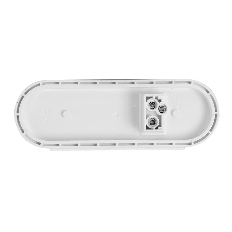 "Highway Series" White oval 6 diode LED reverse light