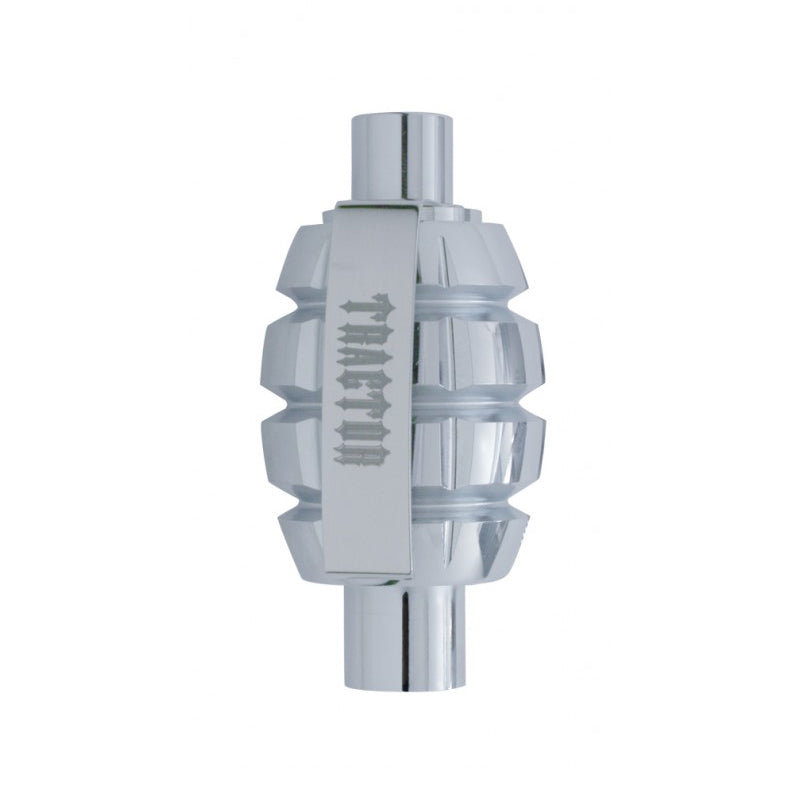 Chrome aluminum Grenade screw-on air brake valve knob