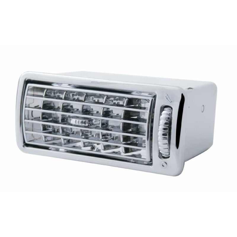 Volvo chrome plastic dash air conditioner/heater vent