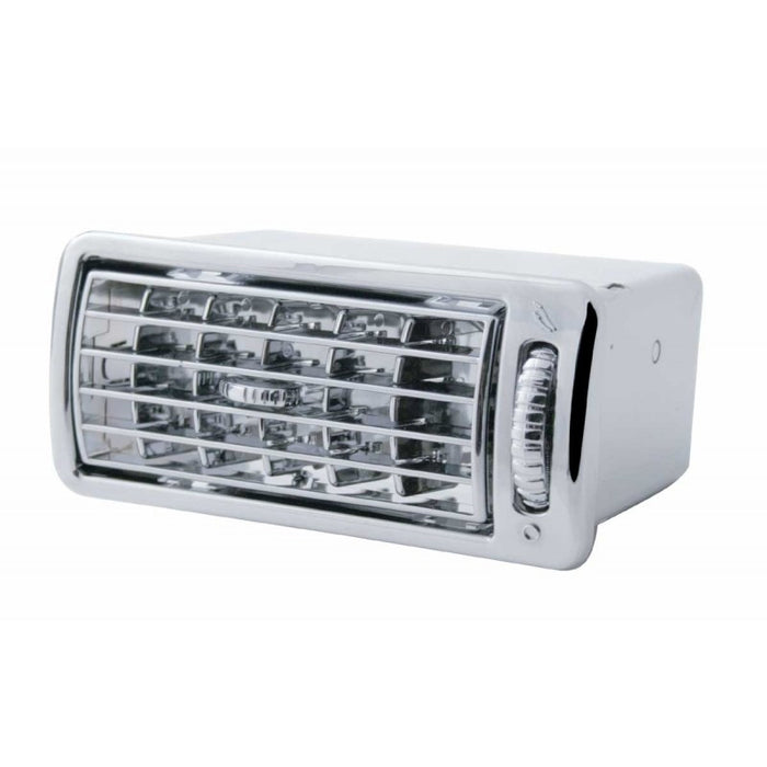 Volvo chrome plastic dash air conditioner/heater vent