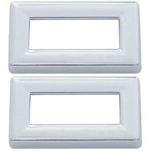 Peterbilt -2000 chrome plastic switch label trim - 6/PACK