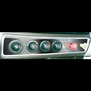 Kenworth W900/T660 stainless air conditioner/brake knob panel trim