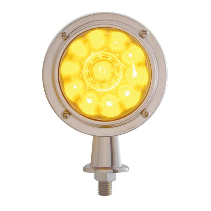 Amber 11 diode LED honda marker light w/1-1/8" post