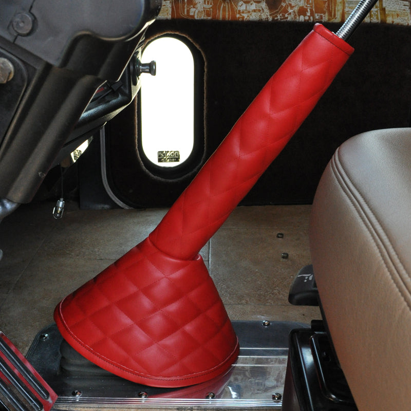 17"/24" quilted vinyl gear shift tower cover and boot