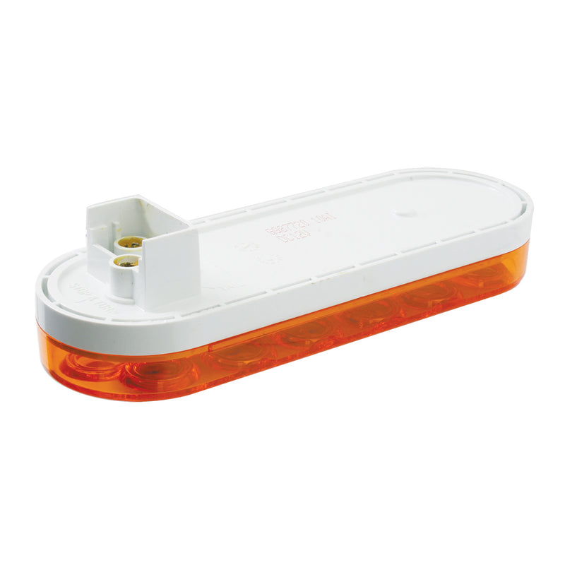 "Fleet" Amber oval 20 diode LED turn signal light