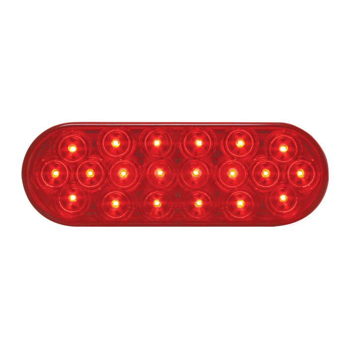 "Fleet" Red oval 20 diode LED stop/turn/tail light