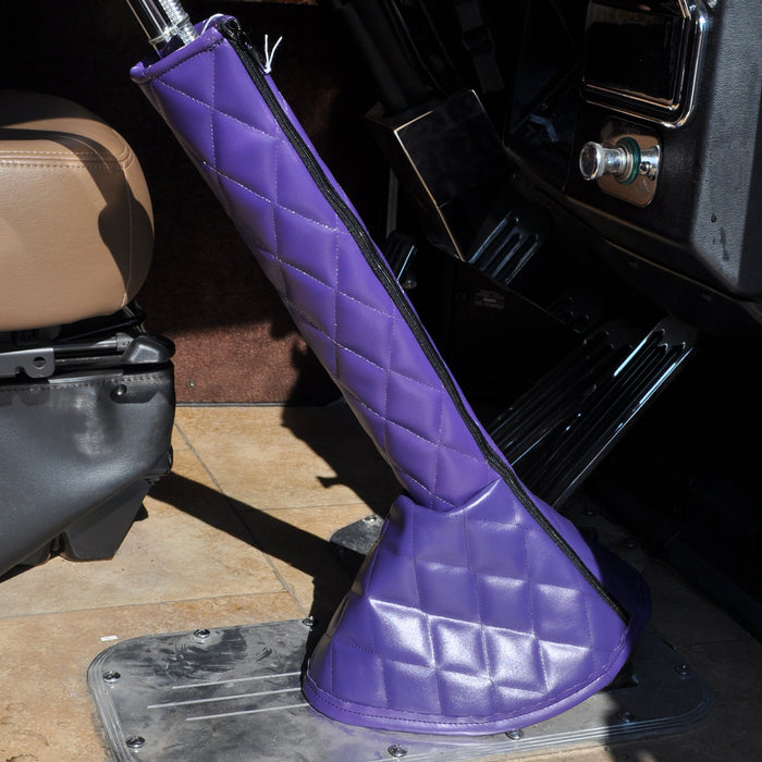 17"/24" quilted vinyl gear shift tower cover and boot