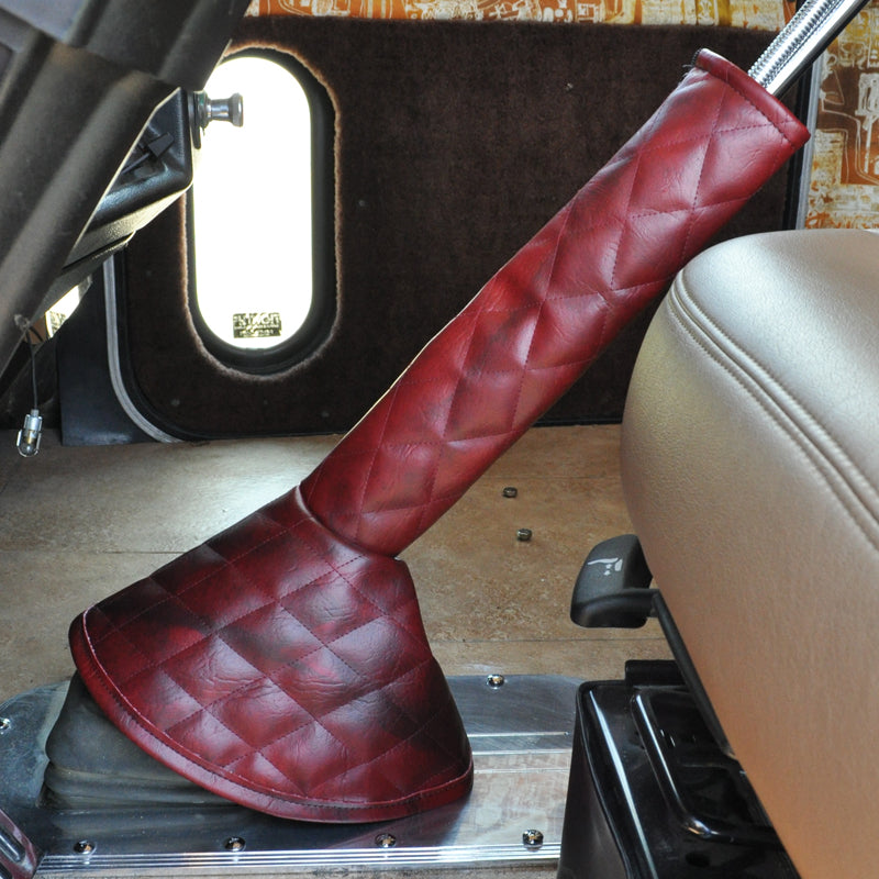 17"/24" quilted vinyl gear shift tower cover and boot