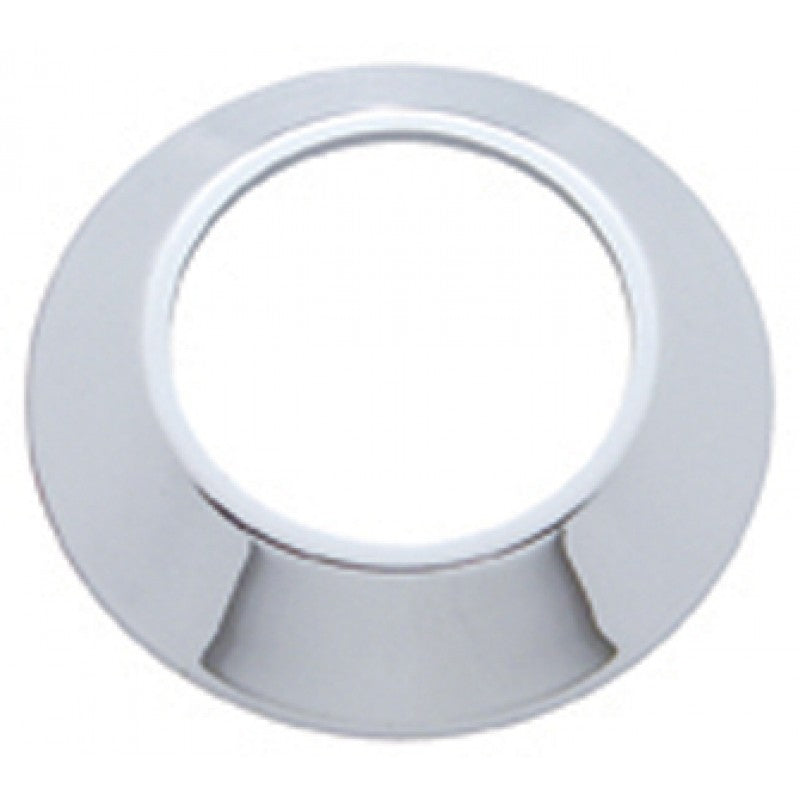 Kenworth chrome plastic tractor/trailer brake knob bezel - PAIR