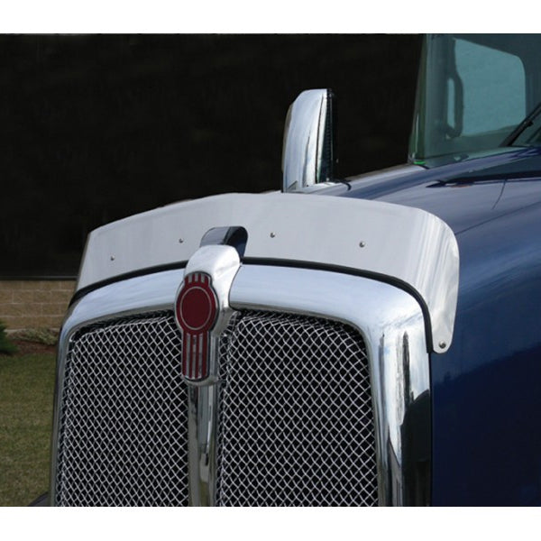 Kenworth T660 stainless steel hood shield bug deflector
