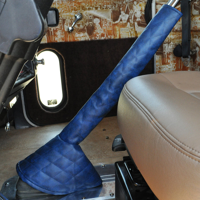 30" quilted vinyl gear shift tower cover and boot