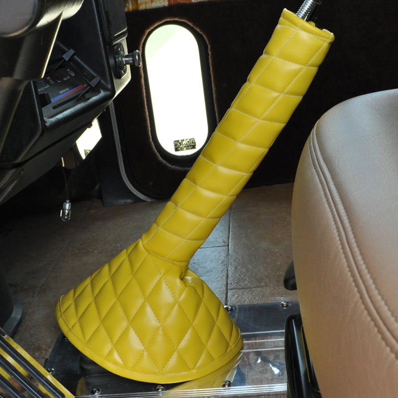 17"/24" quilted vinyl gear shift tower cover and boot