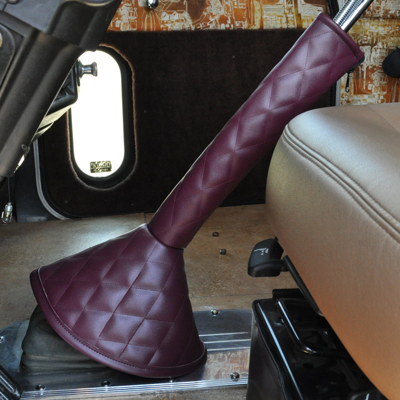 17"/24" quilted vinyl gear shift tower cover and boot