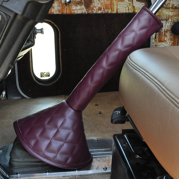 17/24 quilted vinyl gear shift tower cover and boot
