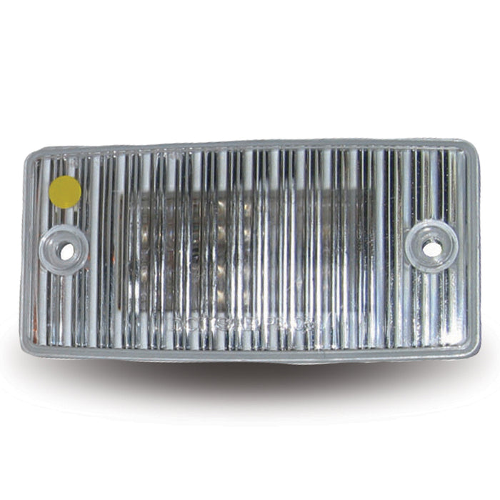 Amber 20 diode LED marker light for Freightliner visors - CLEAR lens