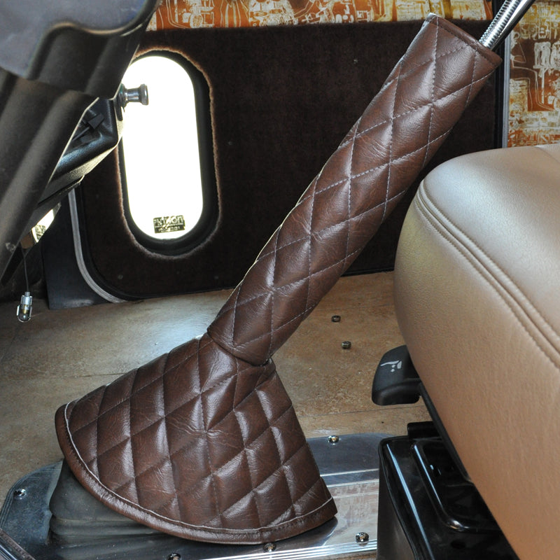 17"/24" quilted vinyl gear shift tower cover and boot