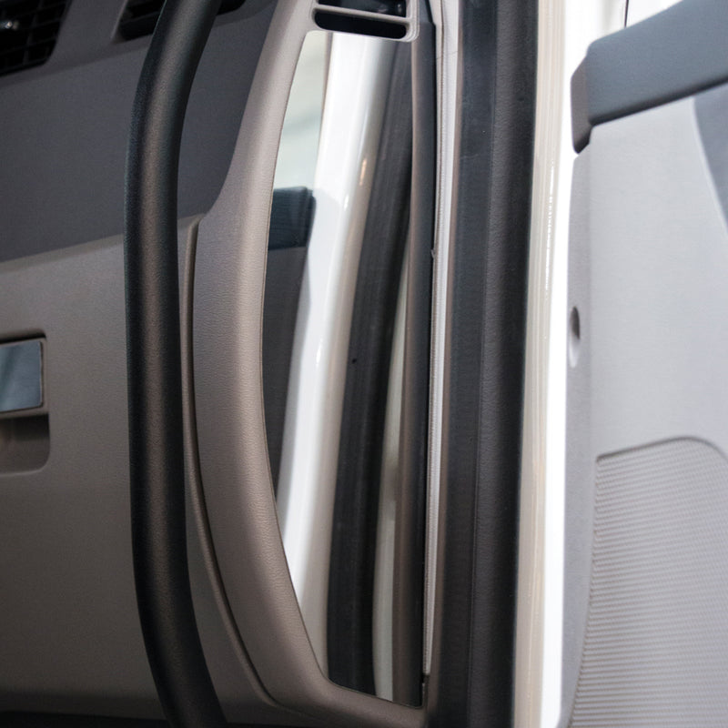 Peterbilt 567 / 579 / 589 stainless steel passenger's side end dash trim