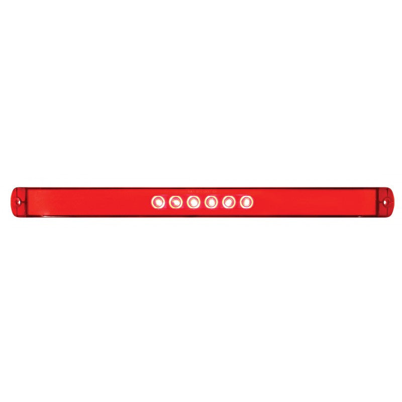 "Halo" Red 28 diode 17" LED turn signal light bar