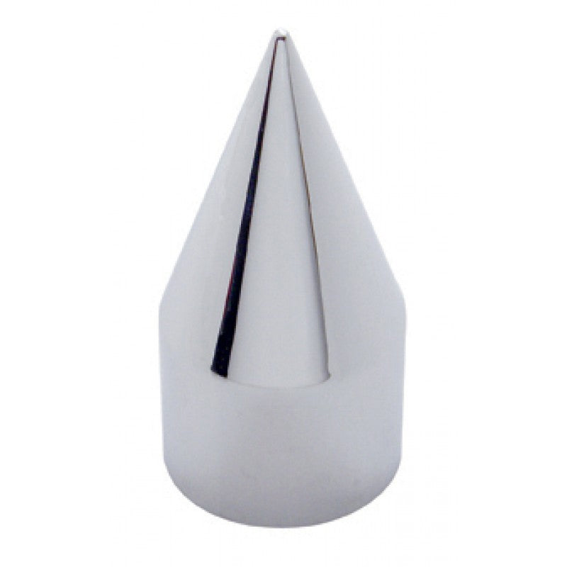 1-1/2" chrome plastic spike push-on lug nut cover