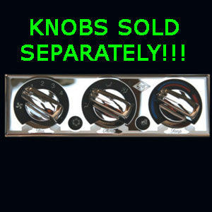 Rockwood Peterbilt 386/389 2006-2021 stainless steel air conditioner panel plate