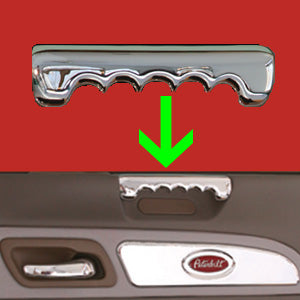 Rockwood Peterbilt 2006+ chrome billet aluminum door handle - PAIR
