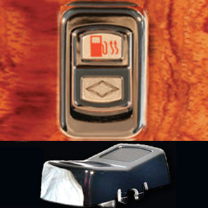 Rockwood Peterbilt 386/389 2006+ chrome plastic actuator switches