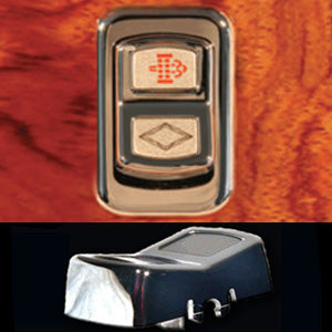 Rockwood Peterbilt 386/389 2006+ chrome plastic actuator switches