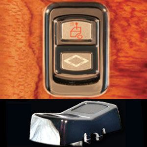 Rockwood Peterbilt 386/389 2006+ chrome plastic actuator switches