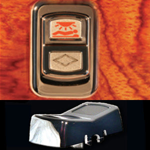 Rockwood Peterbilt 386/389 2006+ chrome plastic actuator switches