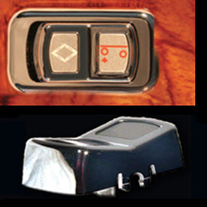 Rockwood Peterbilt 386/389 2006+ chrome plastic actuator switches
