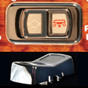 Rockwood Peterbilt 386/389 2006+ chrome plastic actuator switches