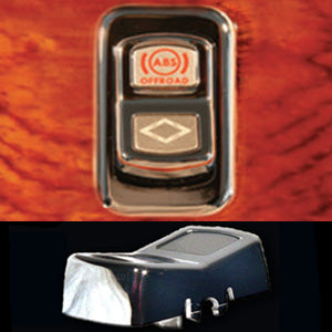 Rockwood Peterbilt 386/389 2006+ chrome plastic actuator switches