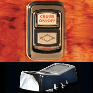Rockwood Peterbilt 386/389 2006+ chrome plastic actuator switches