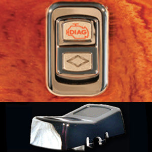 Rockwood Peterbilt 386/389 2006+ chrome plastic actuator switches