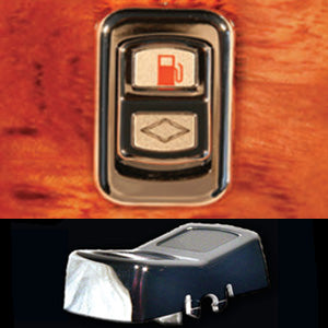 Rockwood Peterbilt 386/389 2006+ chrome plastic actuator switches