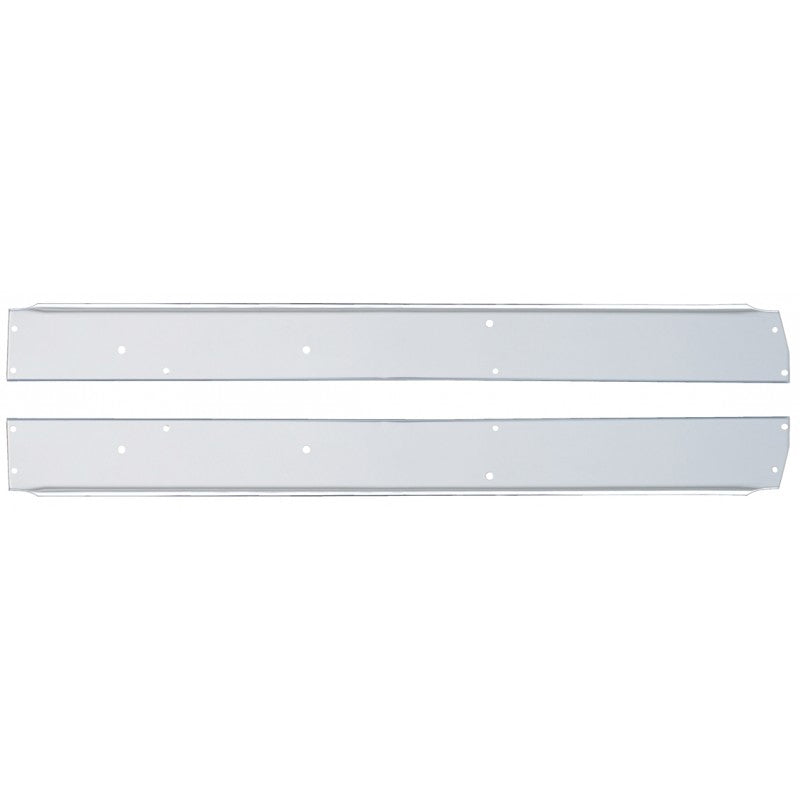 Peterbilt -2001 stainless steel upper window sill cover - PAIR
