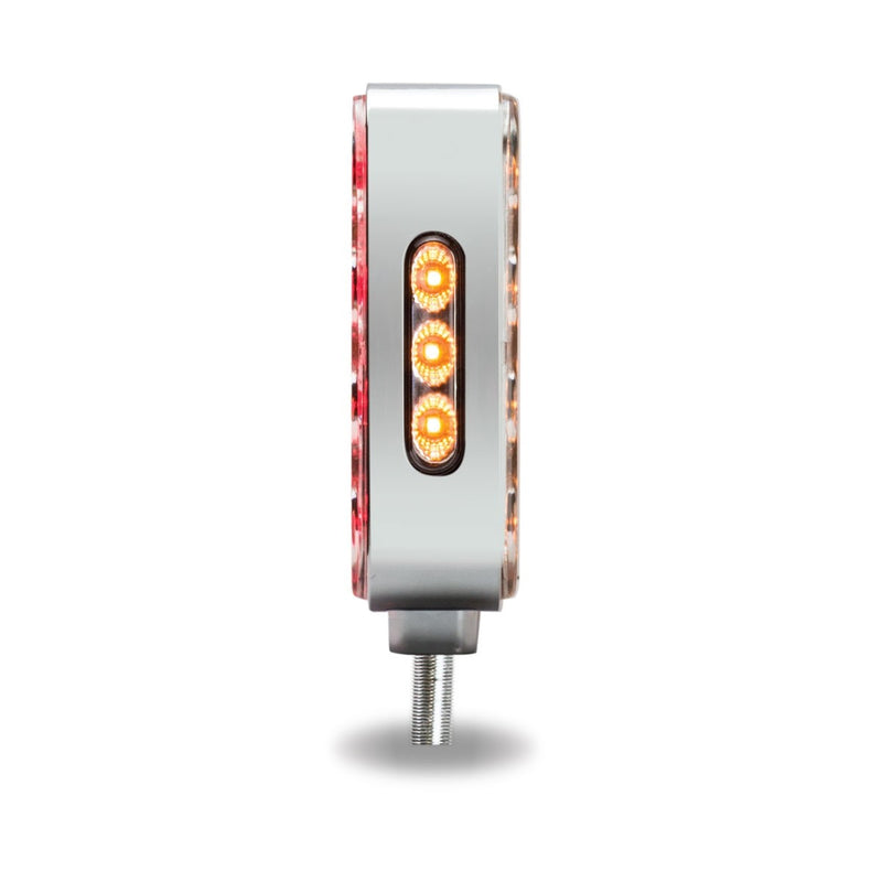 Dual Revolution Amber/Red/Blue 38 diode square LED fender marker/turn signal/auxiliary light