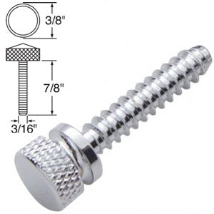 Freightliner short chrome dash screw - PAIR
