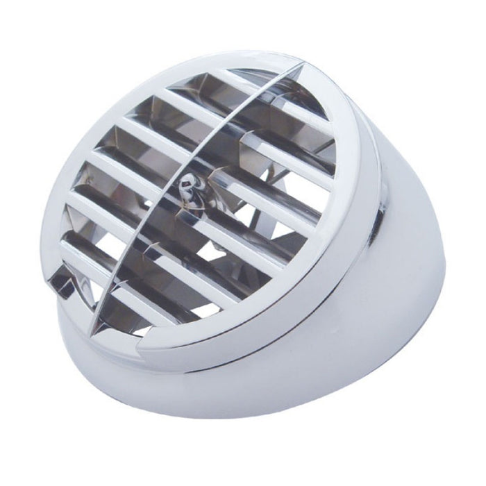 Peterbilt 359/379 chrome plastic round air conditioner/heater vent