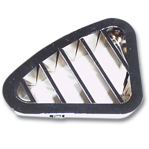 Peterbilt 2001-2005 chrome plastic corner dash vent - driver's side