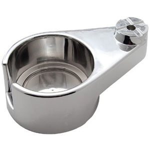 Freightliner Classic/FLD chrome plastic cupholder - passenger's side