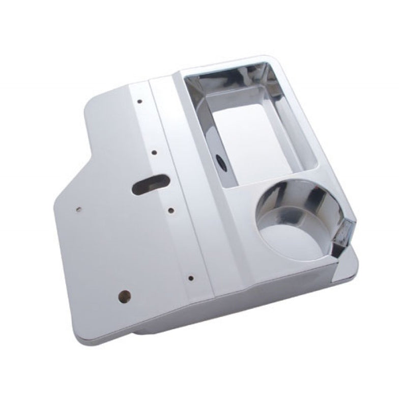 Kenworth -2001 chrome plastic top center console w/cupholder