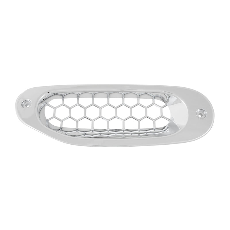 Freightliner Cascadia chrome plastic defroster vent - 1 opening