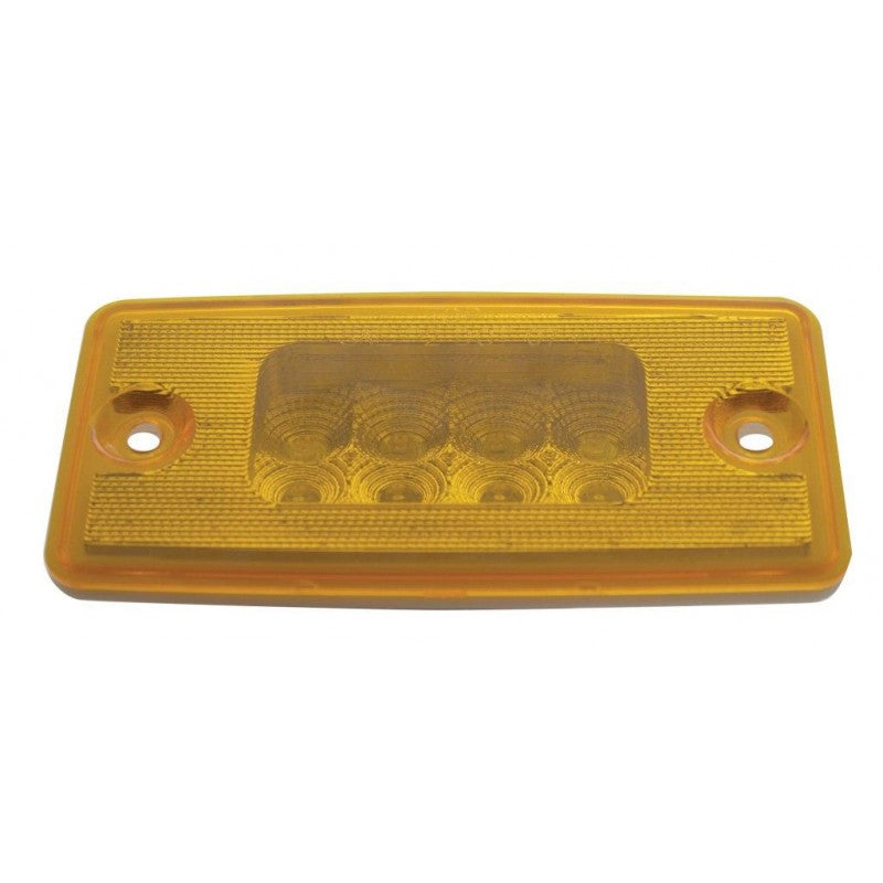 Freightliner Amber 8 diode LED visor marker light