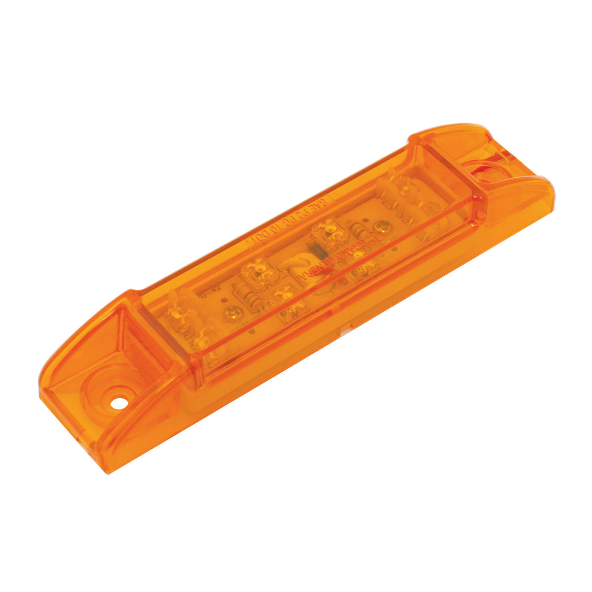 2" x 6" Rectangular Trailer Marker LED Lights — Empire Chrome